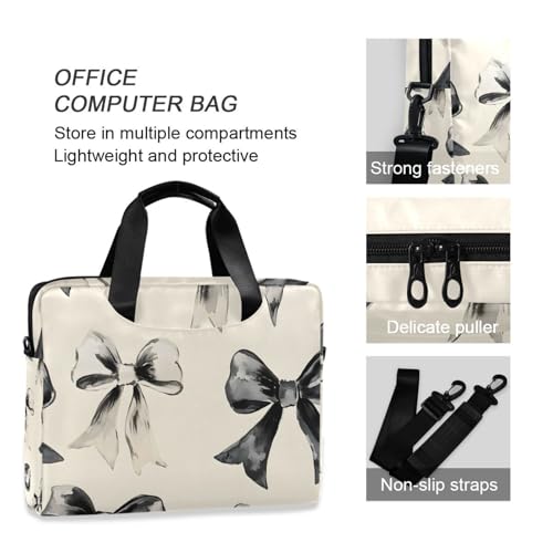 Funda para portátil 13-15.6 pulg. con asas y correa miniatura 6