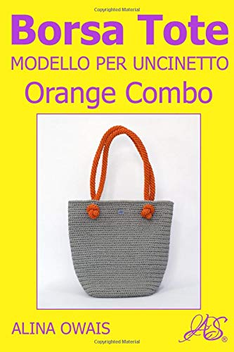 Borsa Tote Modelle per Uncinetto: Orange Combo