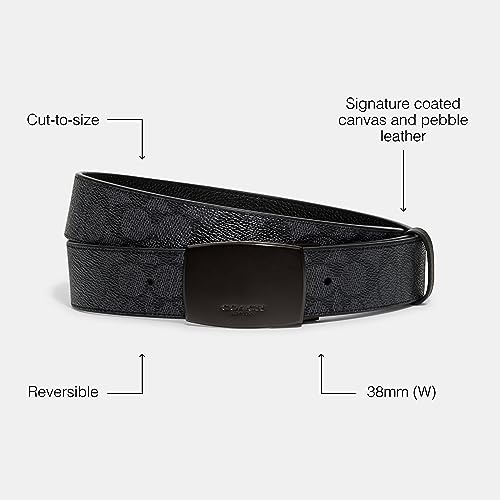 Coach 38 Mm Casual Belt Box, Black/Charcoal3
