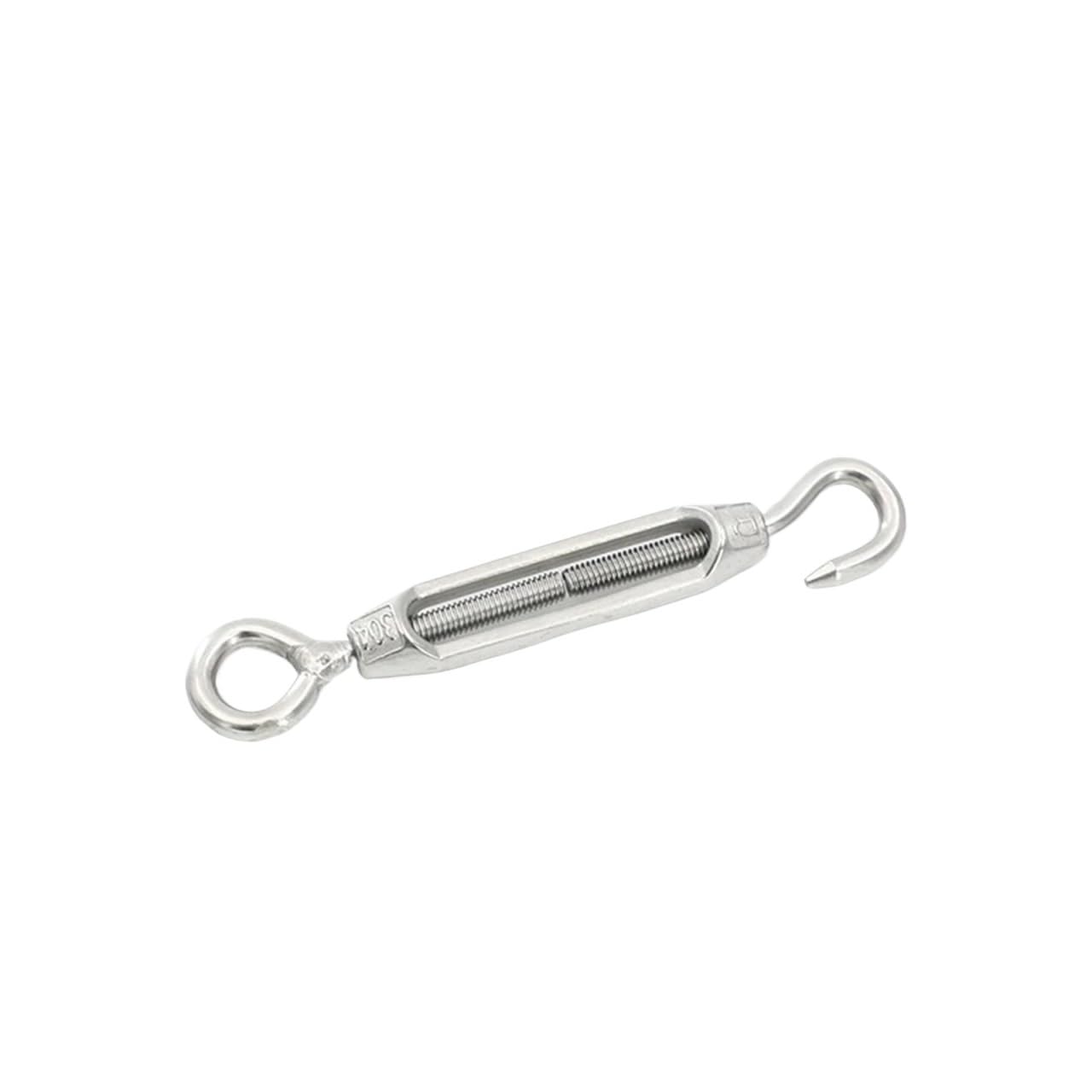 5 Stücke M4 M5 M6 M8 M10 M12 Edelstahl 304 Einstellen Kette Rigging Haken & Auge Spannschloss Drahtseil Spannung gerät Linie Oc Typ Spannschlösser(M12)