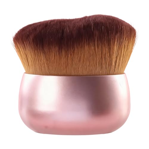 Cepillo de bronceado y bronceado, pelo ancho y denso, aplicador de tono y cubierta corporal, herramienta de maquillaje fácil de usar para cuello, brazos, piernas, cont