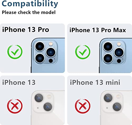 Image of For iPhone 14 Pro /For iPhone 14 Pro Max Camera Lens Protector Tempered Glass, Alloy Metal 9H Individual Lens Ring Cover - (JNT Silvere)