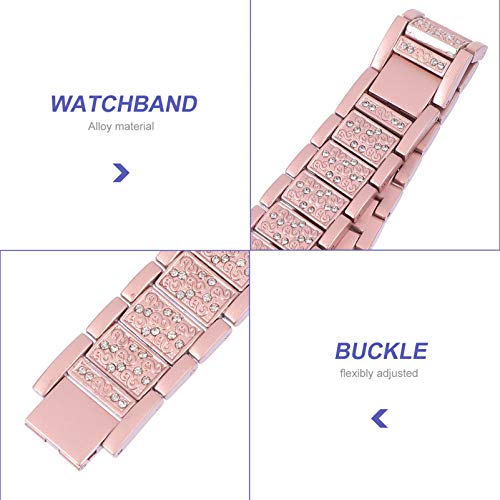 Hemobllo Lega di Fascia Smartwatch Strass