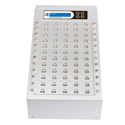 Ureach 1:59 USB Duplicator 2GB/Min - Standalone Flash Drive Copier/Eraser - Clones Thumb Drives Up to 33MB/Sec - Intelligent 9 Silver Series (UB960S)