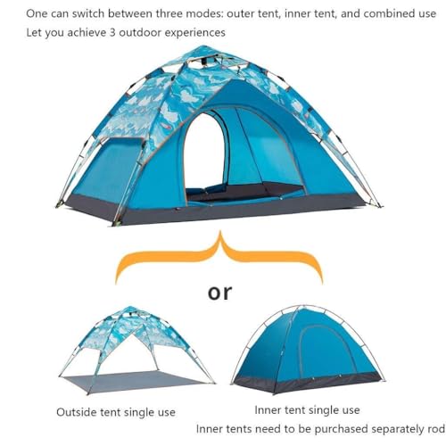 Carpa automática para camping 4-6 personas impermeable miniatura 7