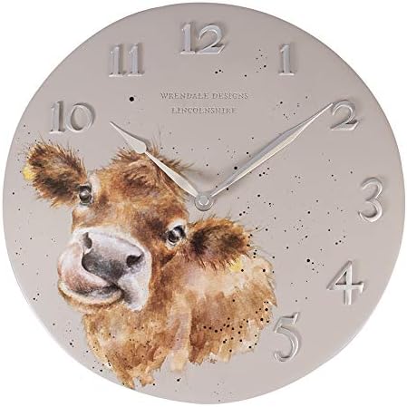 Wrendale Designs - 'Mooo' Wall Clock