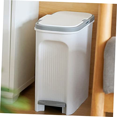 Bote de basura Sosoport con tapa para cocina y baño miniatura 7