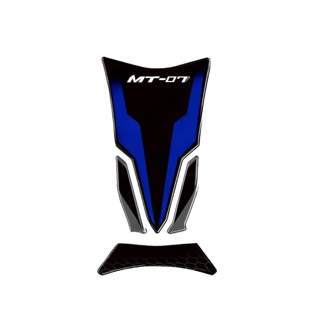 Protection de réservoir moto pour MT-07 2021-2024 protecteur noir