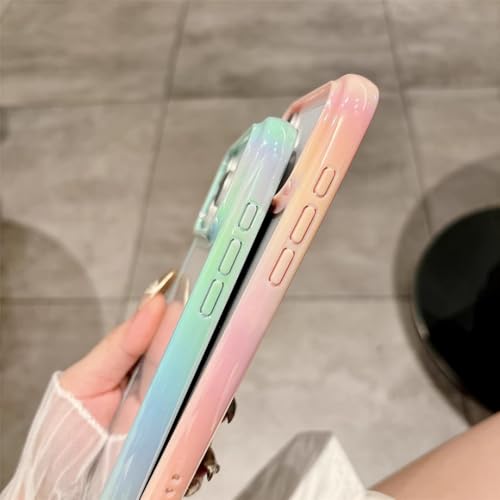 Coque iPhone 15 Plus antichoc à dégradé laser chic