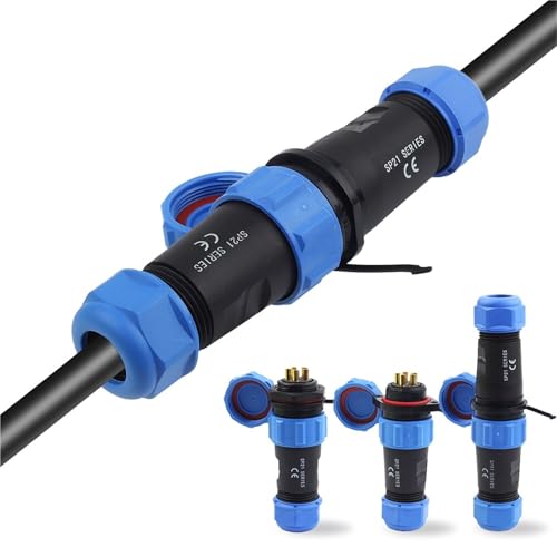 Connecteurs de câbles SP21 étanches IP68 modèle docking à 4 broches pour l'aviation