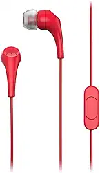 Motorola, Earbuds 2-S, Fone de Ouvido com Microfone, Vermelho