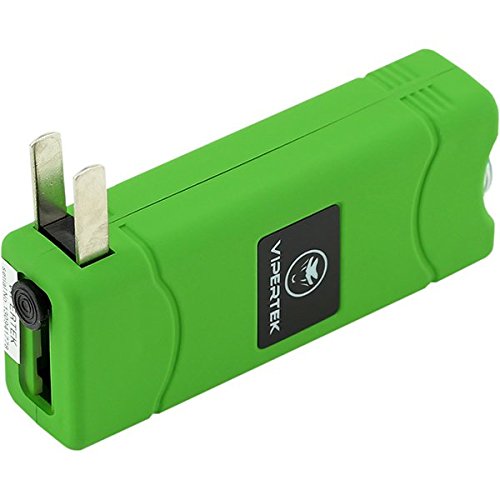 Vipertek Vts-881 - 35 Billion Micro Stun Gun - Rechargeable With Led Flashlight, Green #TOP2