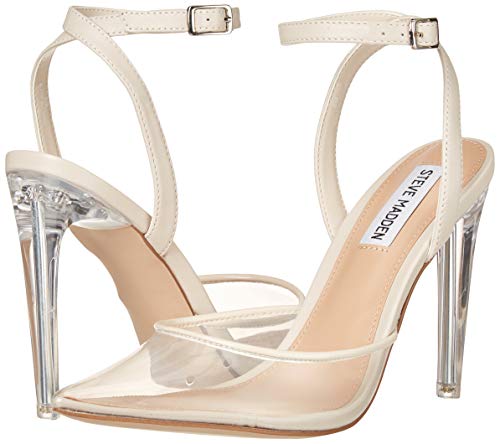 Steve Madden Women's Alessi Pump, Clear, 7 #TOP6