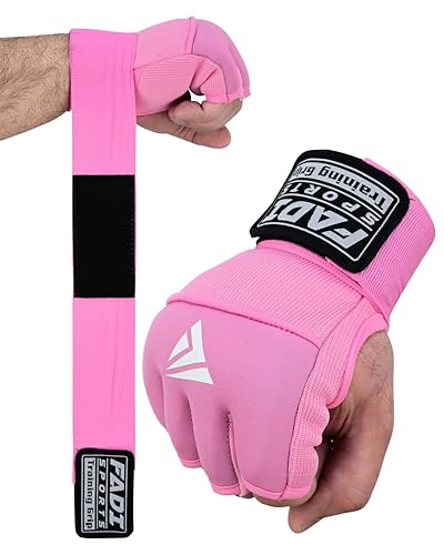 Image of Gel Boxing Hand Wraps Inner Gloves for Men & Women, Quick Slip-On Padded Knuckle Protection with Wrist Support for MMA, Muay Thai & Kickboxing, Heavy Bag & Martial Arts