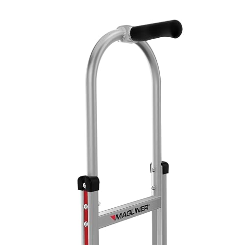 Miniatura 2 de Magliner 301004 Manija de aluminio para carretilla de mano de un solo agarre, 20 pulgadas de longitud, 15 pulgadas de altura, 14 pulgadas de ancho