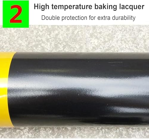 Borne de sécurité détachable en acier galvanisé avec cadenas - 6