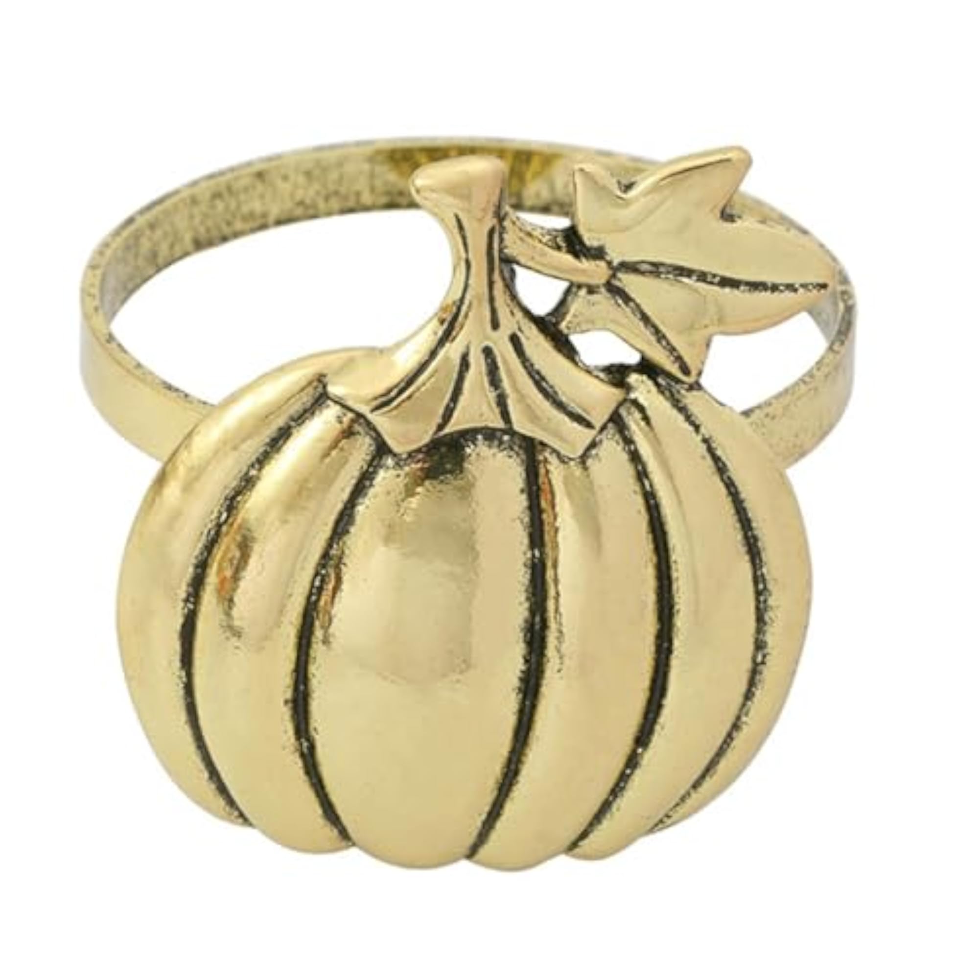 6Pcs Pumpkin Napkin Rings for Table Parties