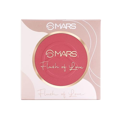 Image of MARS Flush of Love Face Blusher | Highly Pigmented & Easy to Blend | Lightweight & Natural Finish (8.0 gm) (Shade-11)
