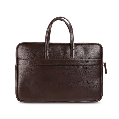 Image of Mochi Unisex Adults Casual Synthetic Soft Body Zipper Closure Solid Laptop Bags With 1 Pocket And 1 Compartments
