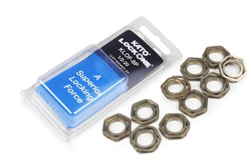 KATO LockOne (KLOF-8P) 10/PKG Anti-Vibration Fastener, for Thread Size: 1/2-20
