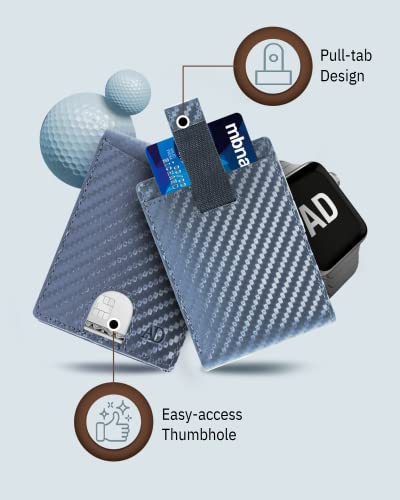 Access Denied Bifold Wallets For Men Slim Wallet - Leather RFID Minimalist Front Pocket Mens Wallet Credit Card Holder4