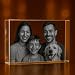 Personalized Custom 3D Holographic Photo Etched Engraved Inside The Crystal with Your Own Picture (Birthday, Wedding Gift, Memorial, Mother's Day,Valentine's,Christmas)