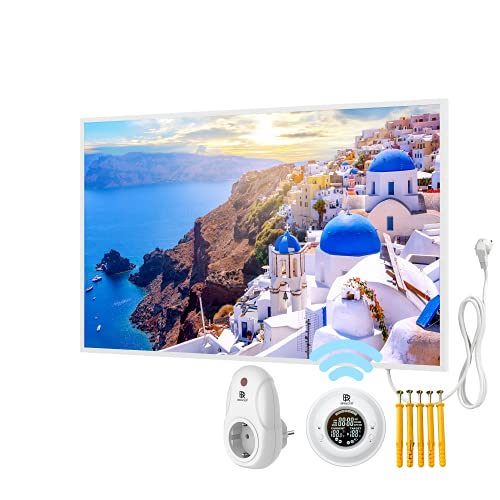 Calentador Por Infrarrojos Con Marco De Bringer, Calefacción De Imagen - 100 X 60 X 1,8 Cm, Santorini, Grecia Calentador Por Infrarrojos Con Marco De Bringer, Calefacción De Imagen - 100 X 60 X 1,8 Cm, Santorini, Grecia