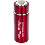 AlkaPure Bottiglia d’Acqua Alcalina Portatile – Acciaio Inossidabile con Filtro Naturale, Ionizzatore per Acqua Potabile Sana ed Energizzata, 500 ml, Facile da Usare