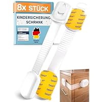 Heyu-Lotus 10 Stück Kindersicherung für Schrank und Schubladen