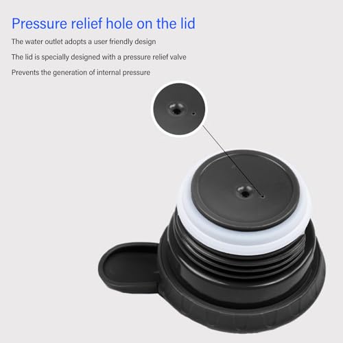 Teterera eléctrica portátil para auto 12V 1300 ml acero inox miniatura 4