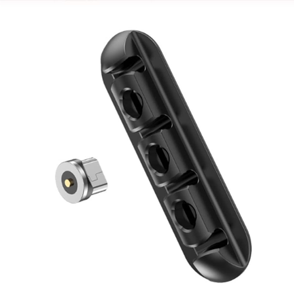 Silicone Cable Organizer Holder Winder Magnetic Plug Box Case Clips Management Protector(C)