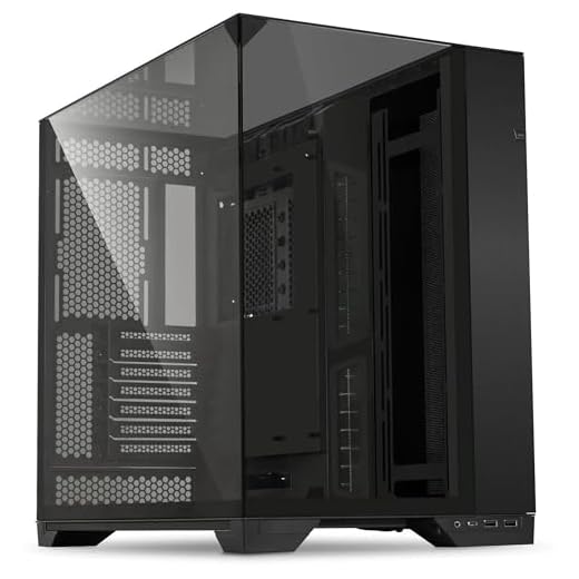 Lian Li O11 Vision -Three sided tempered glass panels - Dual-chamber ATX Mid Tower - Up to 2 × 360mm radiators - Removable motherboard tray for PC building - Up to 455mm large GPUs (O11VX.US)