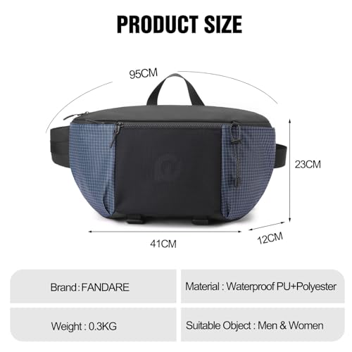 Sac à main porté travers imperméable pour protéger vos objets de valeur - 3