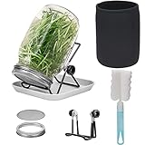 Lulonpon Sprouting Kit, One Pieces Seed Sprouting Jar Kit,...