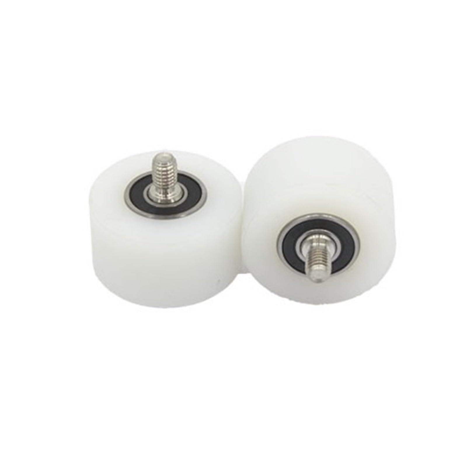 Rouleau en nylon BST62635-25C1L9M5 à filetage externe pour guidage de bande transporteuse
