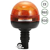 Langlebige Qualität - Die Lampe ist beständig gegen Witterungseinflüsse und Vibrationsfestigkeit. Schlagfeste und UV-beständige glatte Linse aus Polycarbonat, Polypropylengehäuse.
