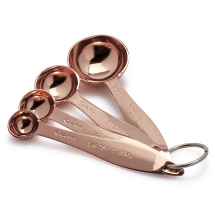 Sur La Table Copper-Plated Measuring Spoons S1604121, Set of 4