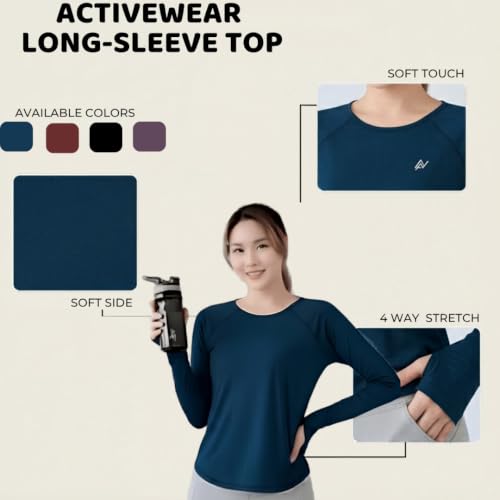 Image of Gym T-Shirt for Women-Quick Dry Sports & Workout T-Shirt for Women, Activewear for Running, Casual & Gym Use