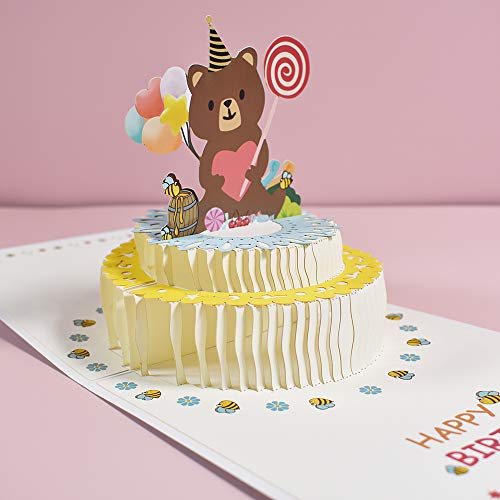 Biglietto di auguri pop-up per bambini, per mamma