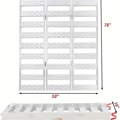 Rampa Plegable de Aluminio Tri-Fold para Carga hasta 1500 lbs miniatura 7