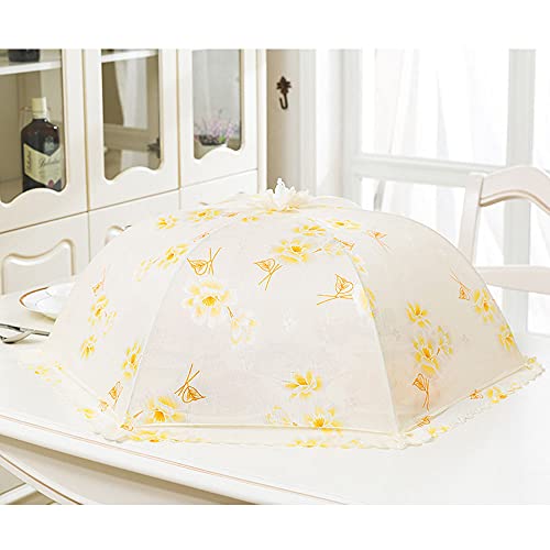 RSHJD Tissu entièrement enveloppe en Tissu Couvre des tentes Alimentaires Pliantes en Plein air pour Pique-niques/Grill/Parti extérieur Parapluie Alimentaire réutilisable et Pliable,1 Cover