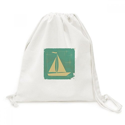 Sac à dos cordon voile bleu pour éviter l'encombrement en voyage et sport