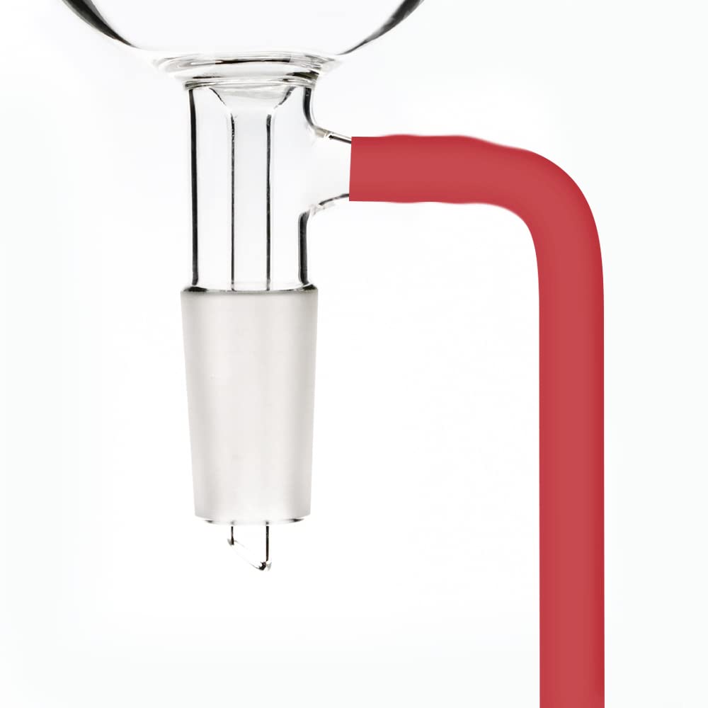 stonylab Tubi di Gomma Rossi per Vuoto, 18 mm OD 8 mm ID Tubi a Vuoto Tubo in Gomma naturale per Vuoto, 8 x 18 mm Rubber Tubing Si Adatta alla Vetreria da Laboratorio stonylab, 1 Meter