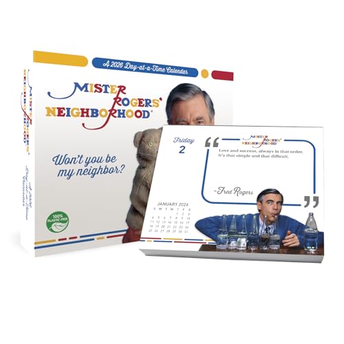 2026 Mister Rogers Day-at-a-Time Box Calendar