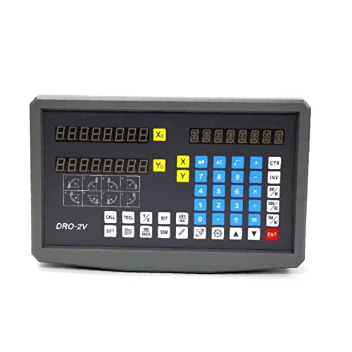 DRO-2V 2 Ejes DRO Pantalla Digital Kit Completo miniatura 1
