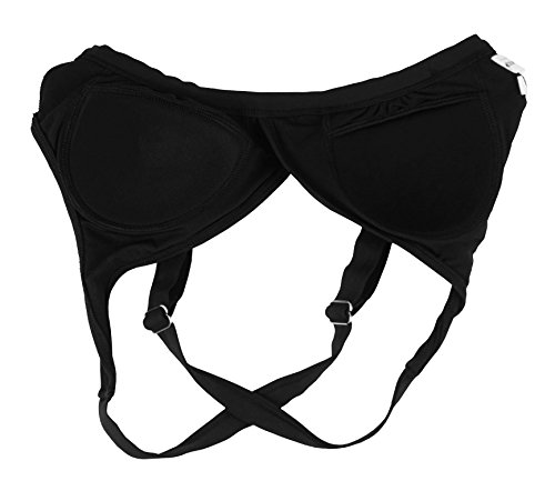 COCOSHIP Women's UPF 50+ Training Sport Bra Bikini Top Double Back Strap Swim Tankinis(FBA)4