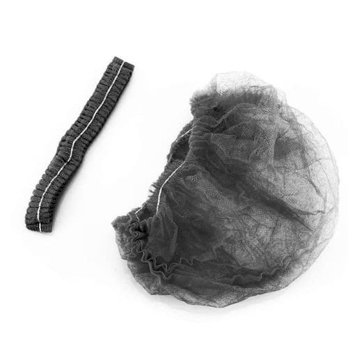 FalconNurse Cap | Shower Cap | Black 100 Pieces (16.5 x 2 cm)
