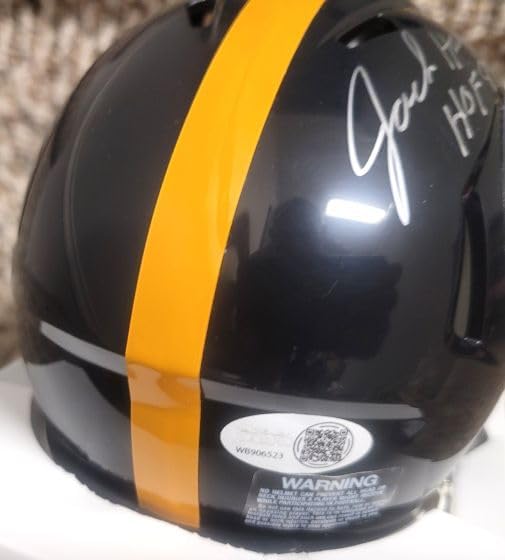 Autographed Jack Ham "HOF 88" Pittsburgh Steelers mini helmet JSA