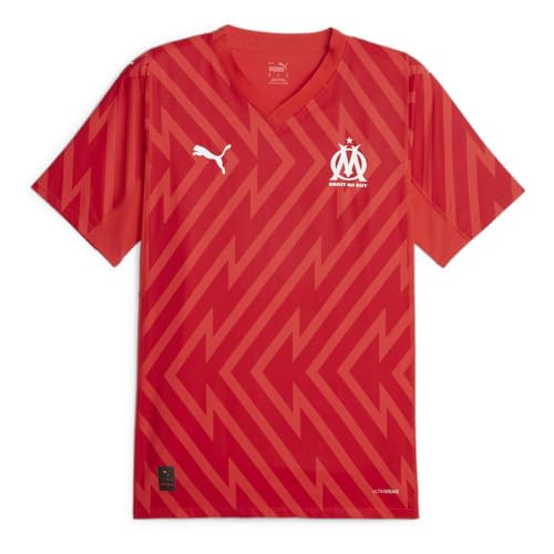 Maillot de Gardien PUMA OM Rouge Homme : Restez au Sec sur le Terrain