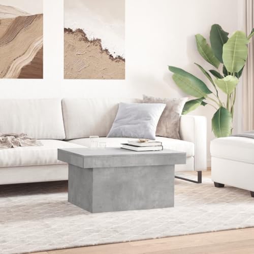 Table basse bois d'ingénierie 100x55x40 cm pour séjour au style industriel - 4